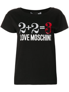 футболка с принтом Love Moschino