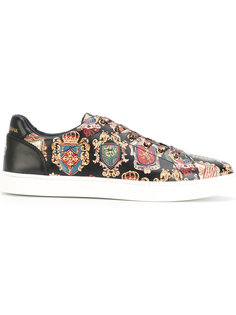 кроссовки с гербами Dolce & Gabbana