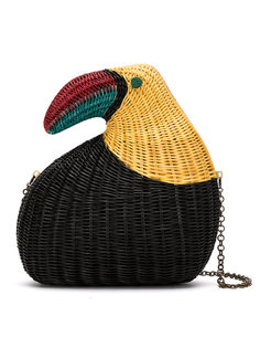 toucan clutch bag Serpui