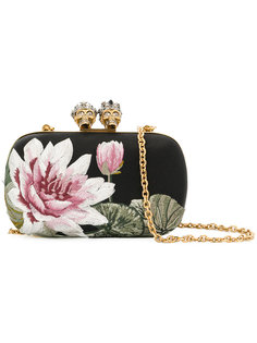 клатч с цветочным узором Alexander McQueen