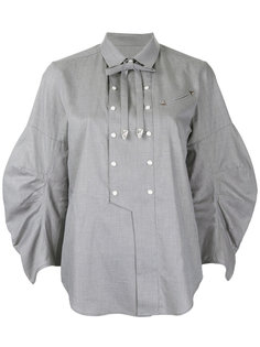 рубашка с асимметричной пуговичной планкой Toga Pulla