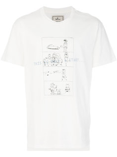 футболка с мультипликационным принтом Maison Mihara Yasuhiro