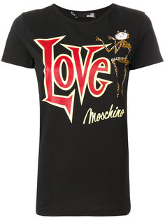 футболка с графическим принтом  Love Moschino