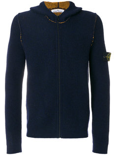 кардиган с капюшоном на молнии Stone Island