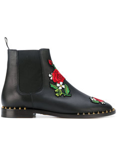 ботинки-челси с розами Charlotte Olympia