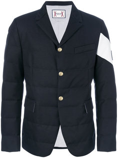стеганый пиджак с логотипом Moncler Gamme Bleu