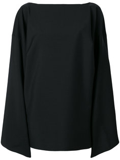 топ свободного кроя с вырезом-лодочкой Jil Sander