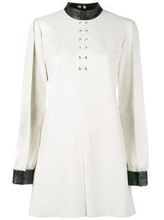 платье с кожаной оторочкой June Skiim