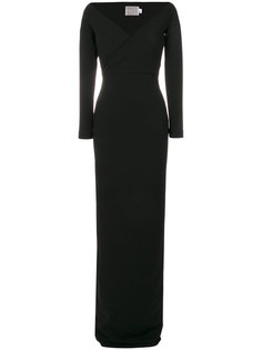 платье с широким V-образным вырезом Victorie Solace London