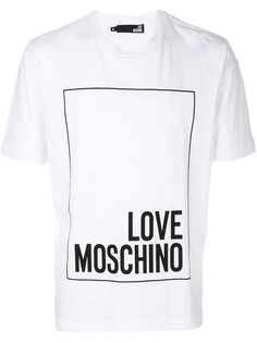 футболка с логотипом Love Moschino