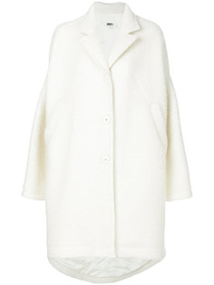 однобортное пальто свободного кроя Mm6 Maison Margiela