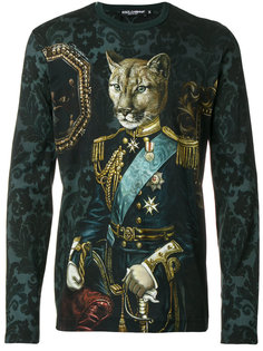 футболка Royal Pet Portrait Dolce & Gabbana