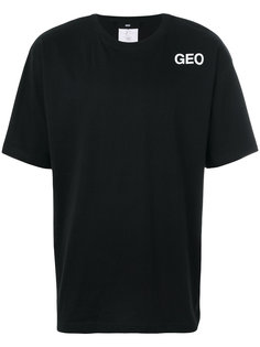 футболка с логотипом бренда Geo