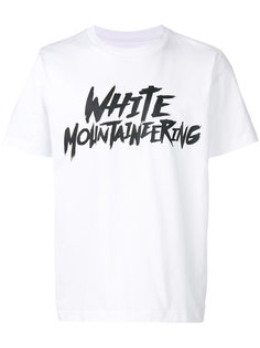 футболка с принтом-логотипом White Mountaineering