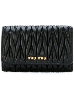 стеганый кошелек Miu Miu