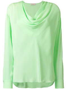 блузка с драпировкой  Emilio Pucci