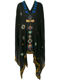 кафтан с вышивкой Michel Klein