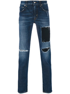 джинсы с потертой отделкой Mike Department 5