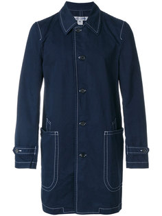 пальто на пуговицах с контрастной строчкой Comme Des Garçons Shirt
