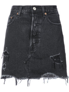 джинсовая юбка с необработанными краями Levis