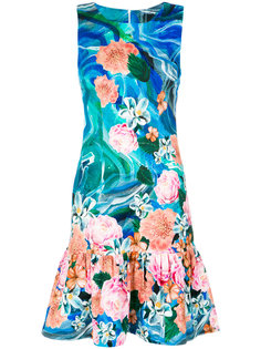 printed flared hem dress Isolda