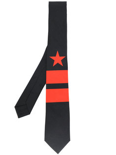 галстук с принтом звезды и полосок Givenchy