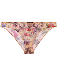 трусы с рисунком в стиле татуировок Dsquared2