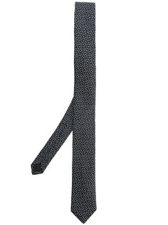 жаккардовый галстук с логотипом Saint Laurent