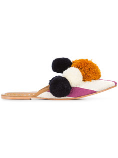pom pom mules Figue
