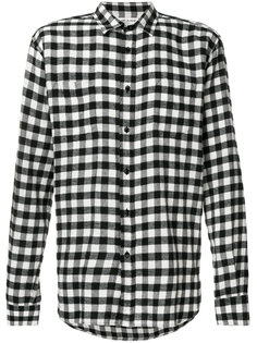 классическая клетчатая рубашка Saint Laurent