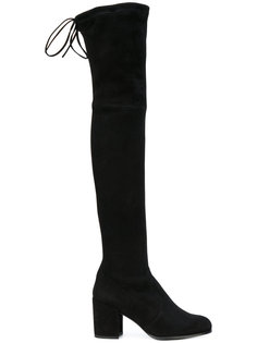 ботфорты на массивном каблуке Stuart Weitzman