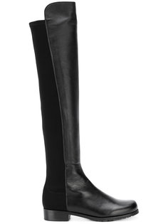 ботфорты с закругленным носком Stuart Weitzman