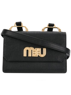 сумка с логотипом Miu Miu