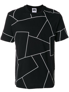 футболка с геометрическим принтом Les Hommes Urban
