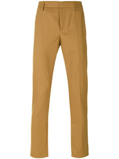 брюки-чинос с подвернутыми манжетами Dondup