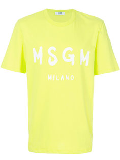футболка с принтом MSGM