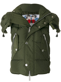 куртка в стиле милитари с капюшоном Dsquared2