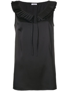 топ с плиссированным воротником P.A.R.O.S.H.