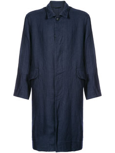 однобортное пальто с мятым эффектом Casey Casey