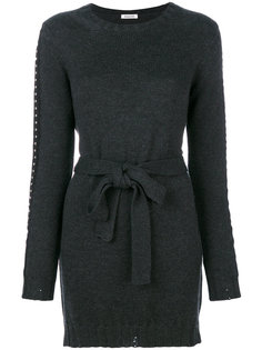 платье с поясом и заклепками P.A.R.O.S.H.