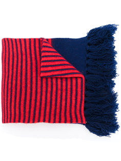 шарф в полоску с бахромой  Mp  Massimo Piombo