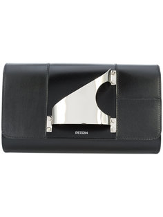 metal clutch bag Perrin Paris