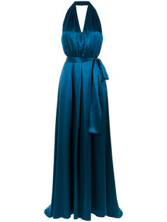 halterneck silk gown Tufi Duek