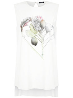 foliage print blouse Tufi Duek