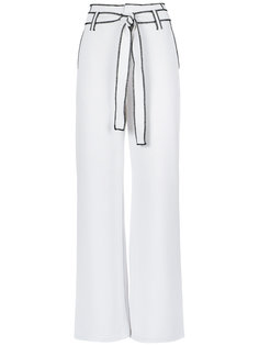 belted waist wide leg trousers Tufi Duek