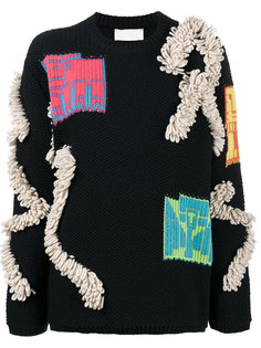 свитер с деталями букле Peter Pilotto