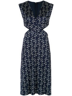 cut out printed dress Tufi Duek
