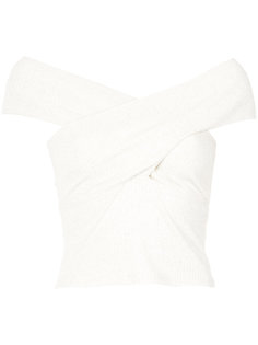 knit off the shoulder top Tufi Duek