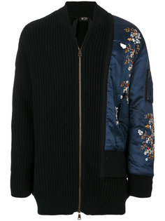 куртка с цветочной вышивкой Nº21