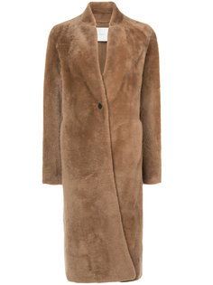 Shearling long car coat Adam Lippes